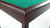 Pelissier Premier card table with mahogany finish and green baize