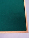 Premier card table with natural beech finish and green baize -slight second