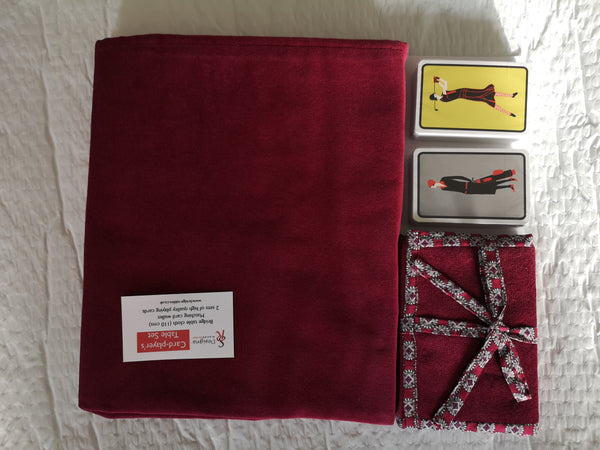 Bridge cloth and cards gift set SAVE £18