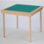 Pelissier Royal card table with natural beech finish and green baize  SAVE £50